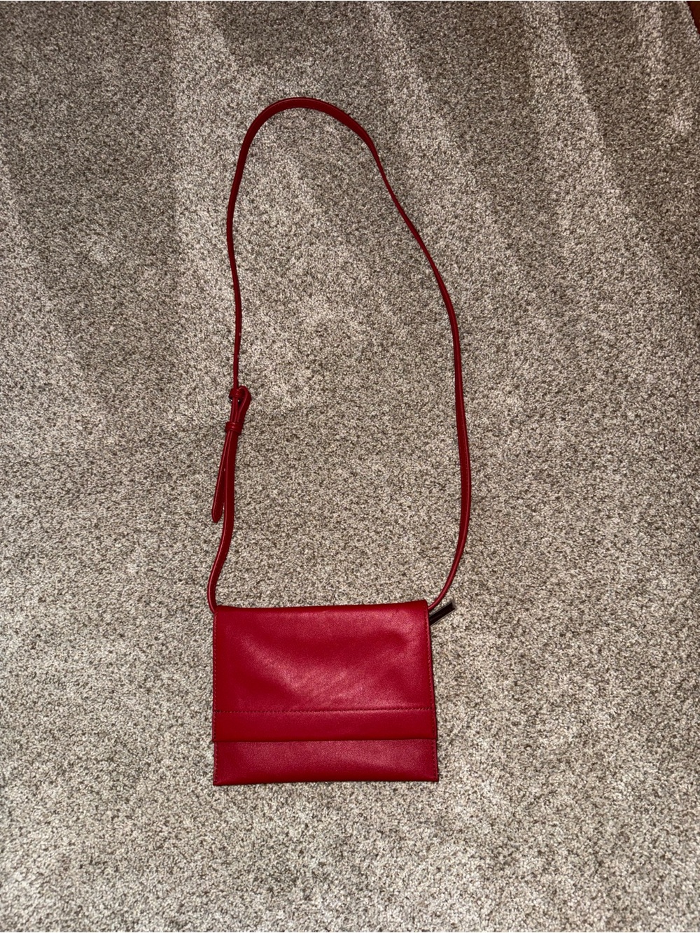 Giani Bernini Red Crossbody Purse Bag